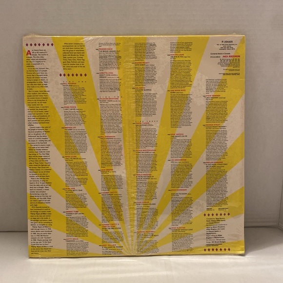 Vintage 2 LP, “30 Years of Hits” New & Sealed, (1958-1988),Folk, World, Country - Picture 3 of 12